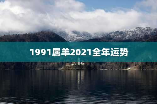 1991属羊2021全年运势