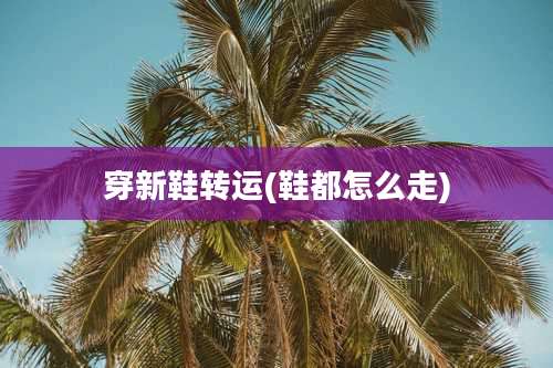 穿新鞋转运(鞋都怎么走)