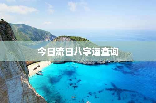 今日流日八字运查询