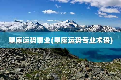 星座运势事业(星座运势专业术语)