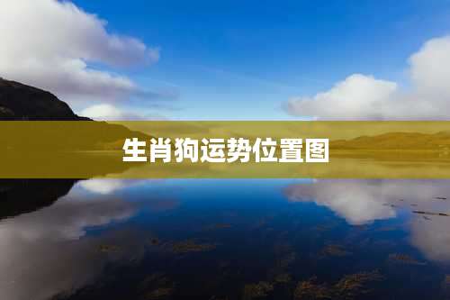 生肖狗运势位置图