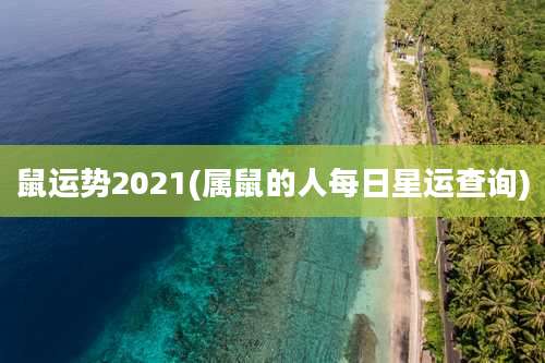 鼠运势2021(属鼠的人每日星运查询)