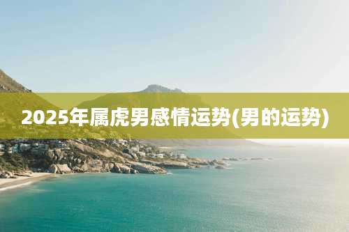 2025年属虎男感情运势(男的运势)