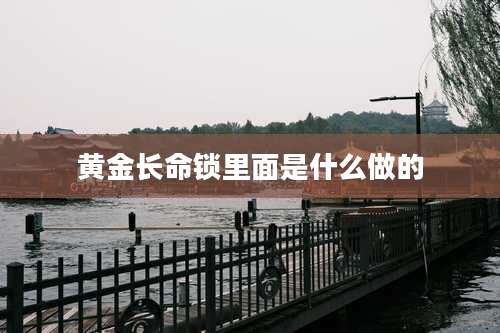 黄金长命锁里面是什么做的