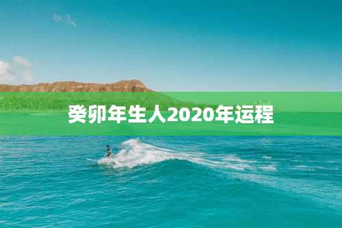 癸卯年生人2020年运程