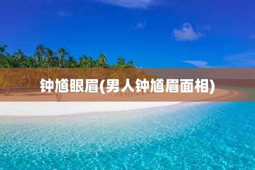 钟馗眼眉(男人钟馗眉面相)