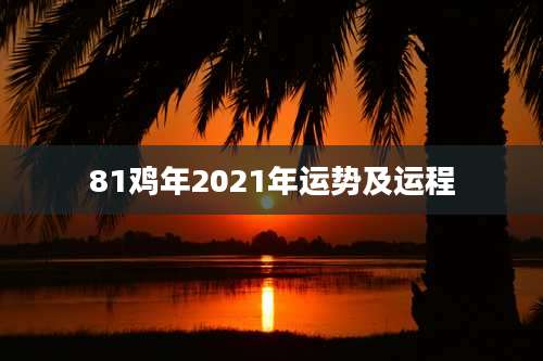 81鸡年2021年运势及运程