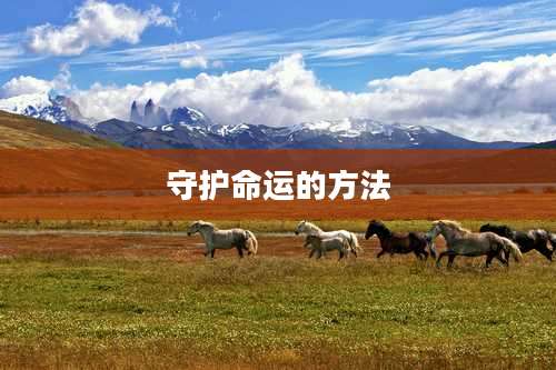 守护命运的方法