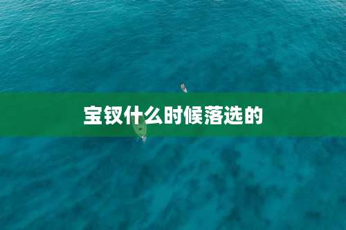 宝钗什么时候落选的