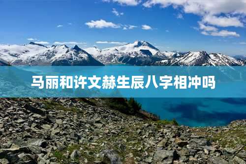 马丽和许文赫生辰八字相冲吗