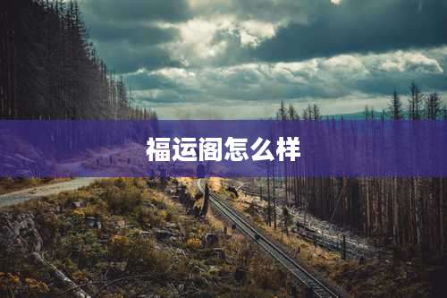福运阁怎么样