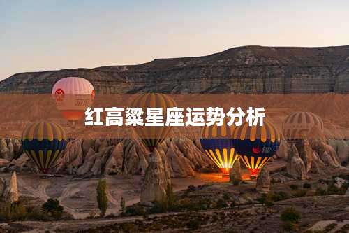 红高粱星座运势分析