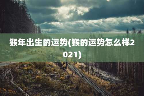 猴年出生的运势(猴的运势怎么样2021)