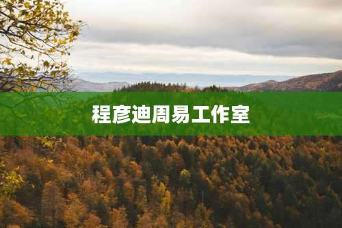 程彦迪周易工作室