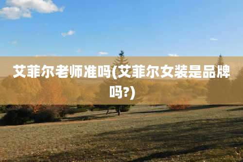 艾菲尔老师准吗(艾菲尔女装是品牌吗?)