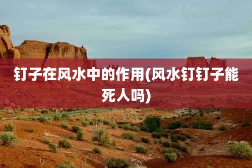 钉子在风水中的作用(风水钉钉子能死人吗)