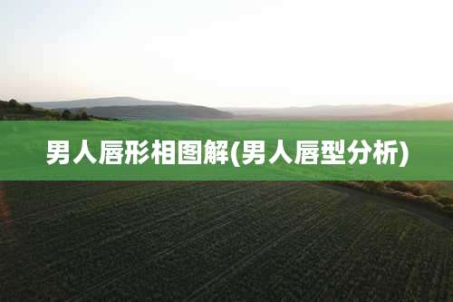 男人唇形相图解(男人唇型分析)