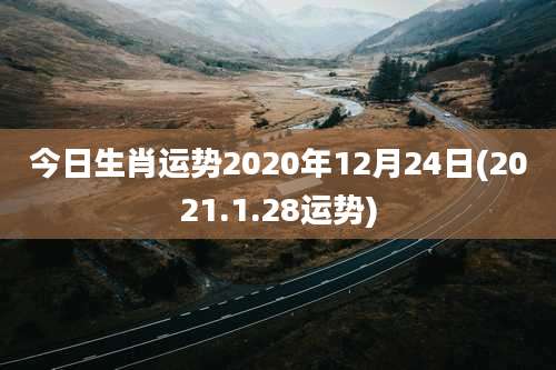 今日生肖运势2020年12月24日(2021.1.28运势)