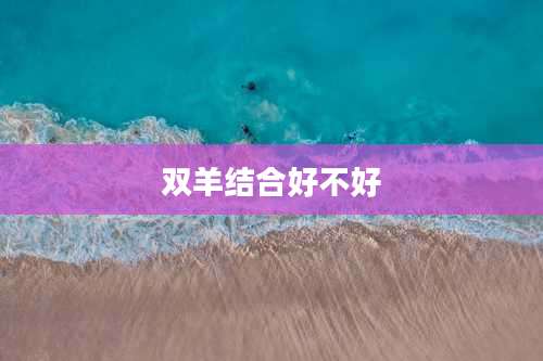 双羊结合好不好