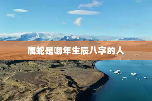 属蛇是哪年生辰八字的人