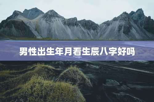 男性出生年月看生辰八字好吗