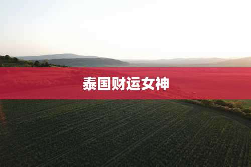 泰国财运女神