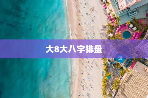 大8大八字排盘
