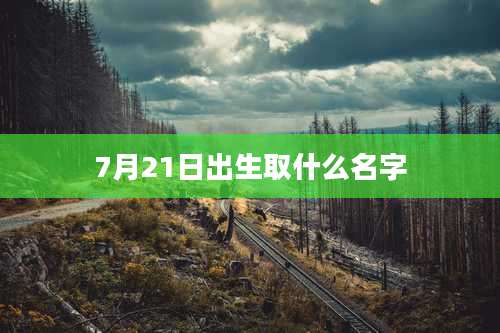 7月21日出生取什么名字