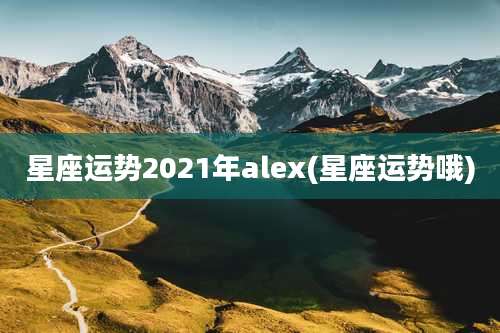 星座运势2021年alex(星座运势哦)