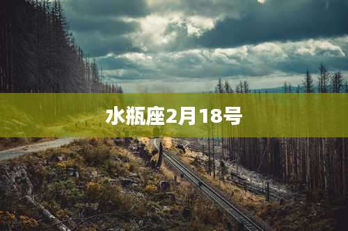 水瓶座2月18号
