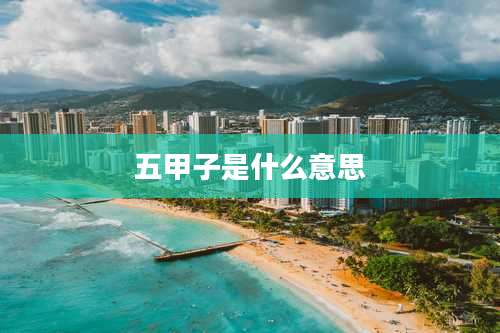 五甲子是什么意思