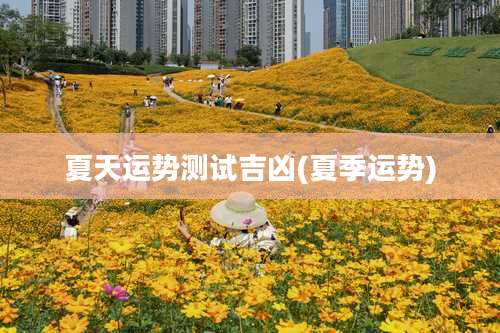 夏天运势测试吉凶(夏季运势)