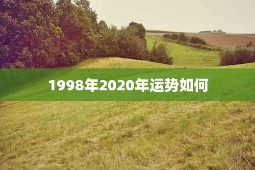 1998年2020年运势如何