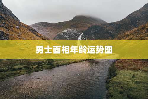 男士面相年龄运势图