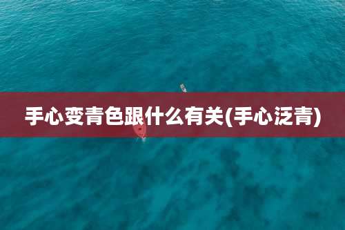 手心变青色跟什么有关(手心泛青)