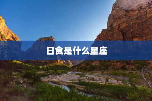 日食是什么星座