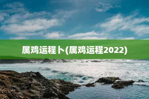 属鸡运程卜(属鸡运程2022)