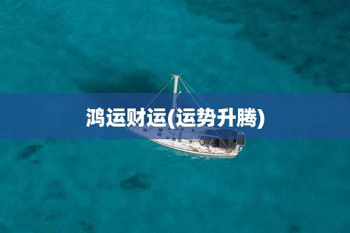 鸿运财运(运势升腾)