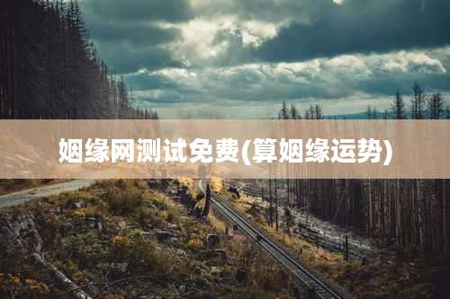 姻缘网测试免费(算姻缘运势)