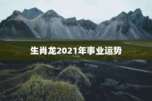生肖龙2021年事业运势