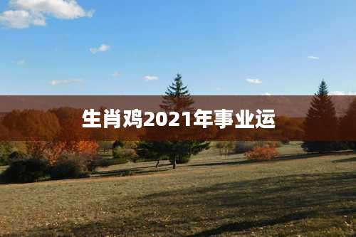 生肖鸡2021年事业运