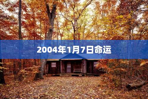 2004年1月7日命运