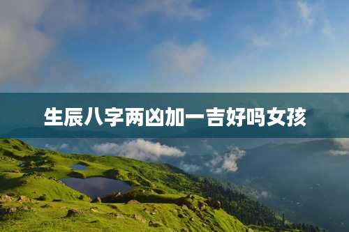 生辰八字两凶加一吉好吗女孩