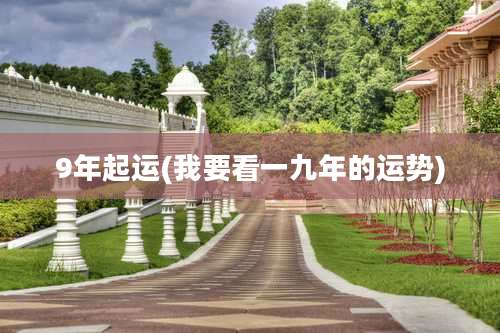 9年起运(我要看一九年的运势)