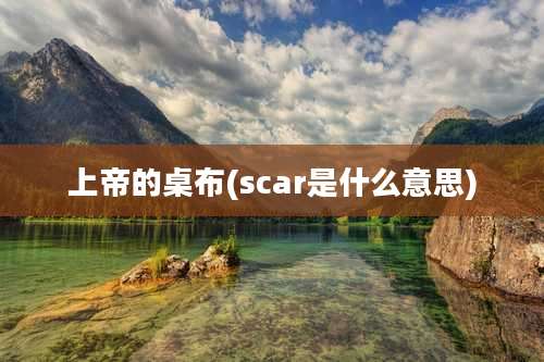 上帝的桌布(scar是什么意思)