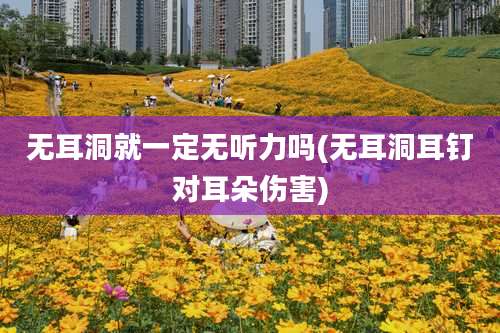 无耳洞就一定无听力吗(无耳洞耳钉对耳朵伤害)