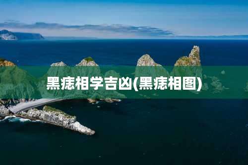 黑痣相学吉凶(黑痣相图)