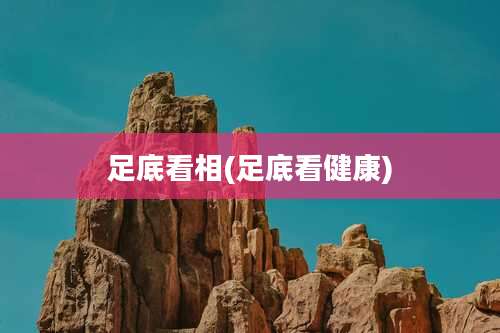 足底看相(足底看健康)