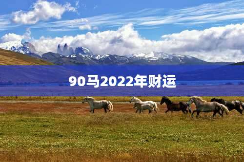 90马2022年财运