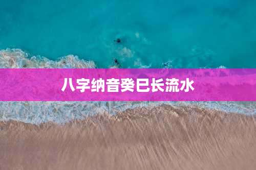 八字纳音癸巳长流水